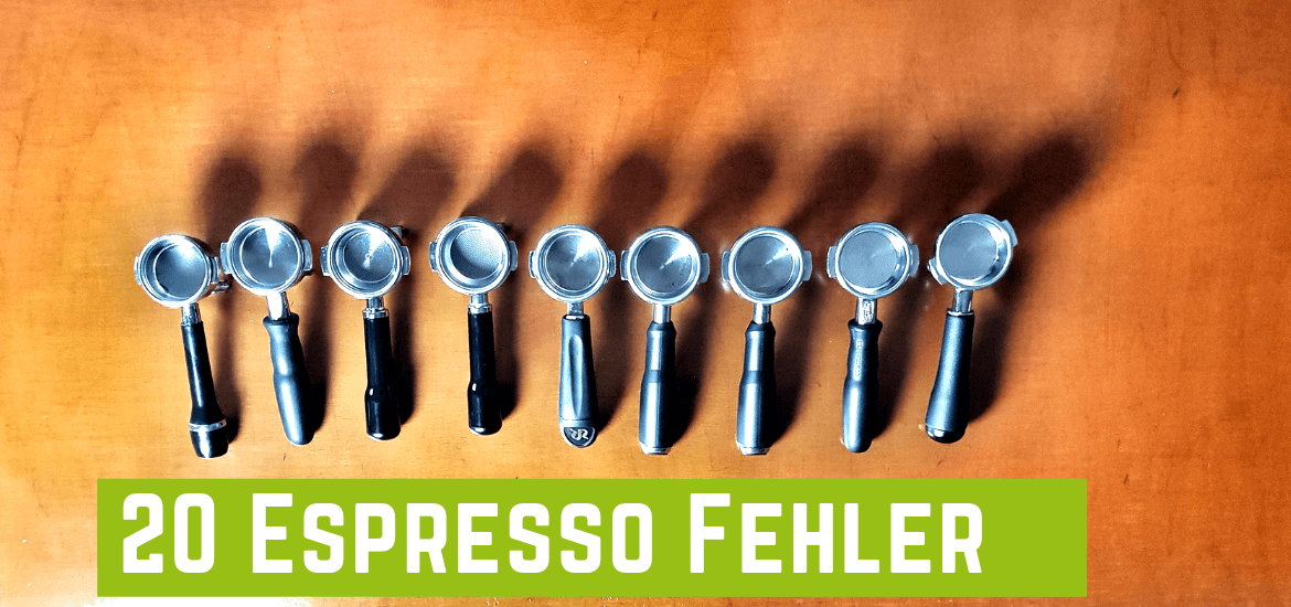 20 Gründe warum der Espresso nicht schmeckt