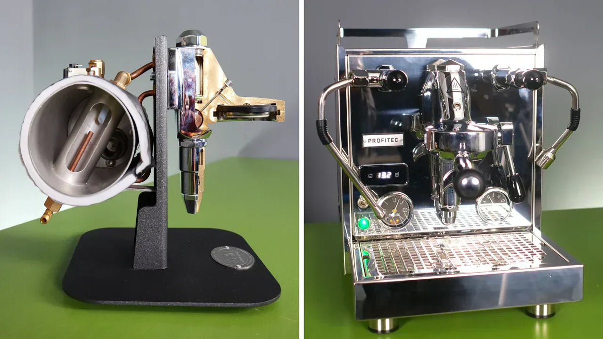 Faema E61 Espressomaschine und Brühgruppe
