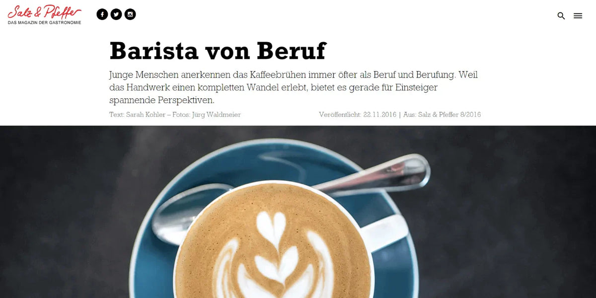 Leseempfehlung: Barista von Beruf – Salz &amp; Pfeffer