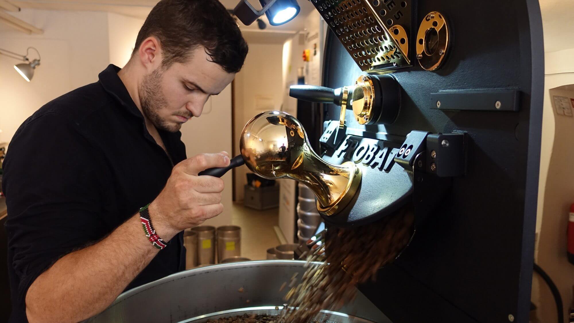 Felix ist Schweizer Vizemeister im Kaffeerösten!